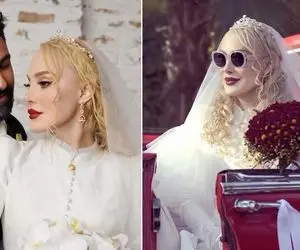 ازدواج آرام جعفری جهت عقب نماندن از کورس همکاران؛ سن 45 ساله میکاپ و لباس 20 سال