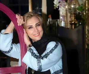 عکس دیده نشده از مرجانه گلچین با لباس و چهره متفاوت!