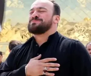 نوای محرمی؛ مداح معروف آذربایجان دل همه رو با یا حسین مولا گفتنش کباب کرد