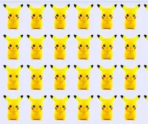 بازی فکری؛ فقط افراد بسیار نابغه می تونن پیکاچو متفاوت رو جَلدی پیدا کنن