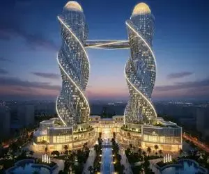 ساخت چین؛ چینی ها با ایده از ساختار DNA برج ساختن دوقلو پل زدن بینش واسه رفت و آمدشون