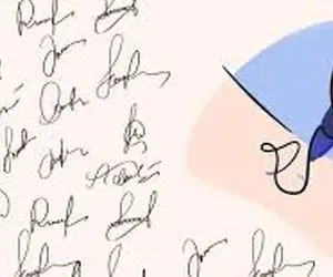 تعبیرخواب امضاء کردن،امضاء کردن در خواب برای مجردین