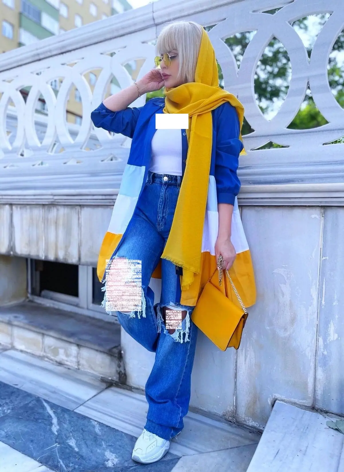 اصول+ست+کردن+با+رنگ+آبی+کاربنی