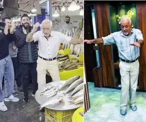 آواز ماندگار؛ صادق بوقی تو راسته بازار با آهنگ جدیدش ریز حرکت موزون میزنه و رقص میکنه