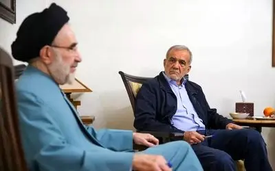 عیادت پزشکیان از سید محمد خاتمی