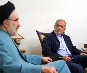 عیادت پزشکیان از سید محمد خاتمی