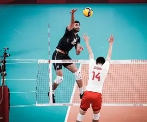 امیر غفور امتیازآورترین بازیکن ایران مقابل لهستان