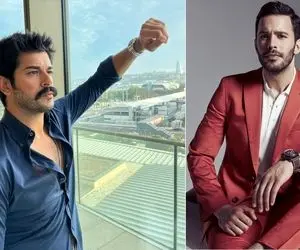 کلِ عجیب غریب "بوراک اوزچیویت" با سلطون جذابیت ترک؛ آقا رفته بغل پوتین غش غشِ خندشم هس!