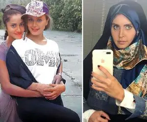 الناز خانومم بیخیال همچی شد؛ یه عکس عاشقانه با "خواهر خوشگلش"