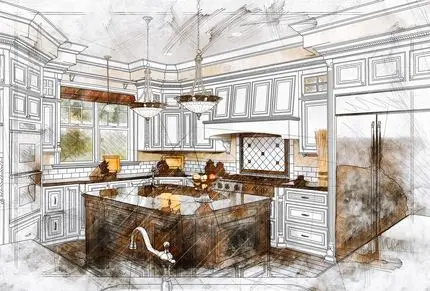 طراحی ایده آل برای آشپزخانه؛ مثلث طلایی که آسایش برای همه به ارمغان می آورد