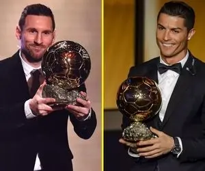 پاسخ مهم مسی به سؤال در مورد مقایسه توپ‌ طلاهای او با رونالدو