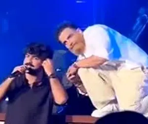 آواز احساسی؛ آهنگ خوندن عرفان طهماسبی وسط خوندن معین زد و تشویق هیجانی عجیب مردم