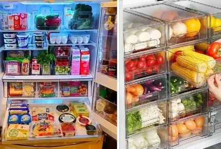 چیدمان اصولی داخل یخچال و فریزر؛ راهکار افزایش موندگاری و کیفیت مواد غذایی
