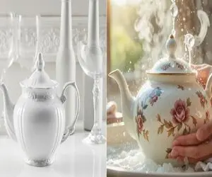 ترفند طلایی برای محو کردن لکه‌ های چای از قوری چینی/ دیگه نیاز به سفیدکننده قوی نیست