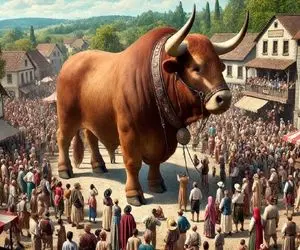 کارخانه حیوانات؛ گاو برهمن از آپارتمان سه طبقه بزرگتره شاخشو برا جنگنده میبرن