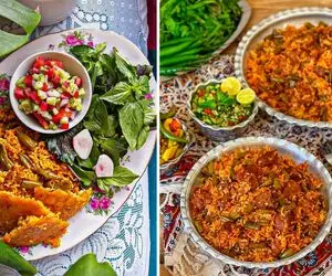 طرز تهیه لوبیا پلو با گوشت خورشتی؛ ادویه ها و چاشنی هایی که خوشمزه ترش می کند