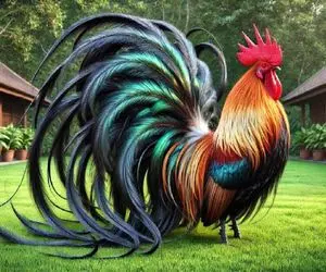 کارخانه حیوانات؛ با ترکیب هورمون طاووس و خروس پرنده جدید ساختن کاربری دوتاشونو داره