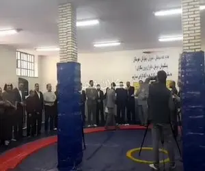 عجیب ترین سالن کشتی جهان در لرستان افتتاح شد!!