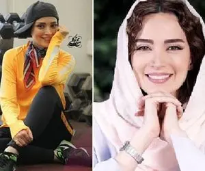 خانم بازیگر با تیپ نا متعارف و سگ و گربه در پارک!