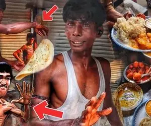 غذای خیابانی؛ آشپزی که شبیه بروسلی هست و غذایی که کنار جاده میده دست مشتری عالیه