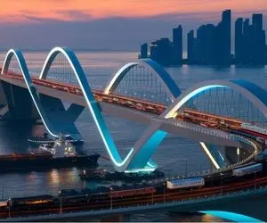 ساخت چین؛ مهندسی بی نهایت چین در ساخت طولانی ترین پل دریایی جهان سازه ای غول پیکر