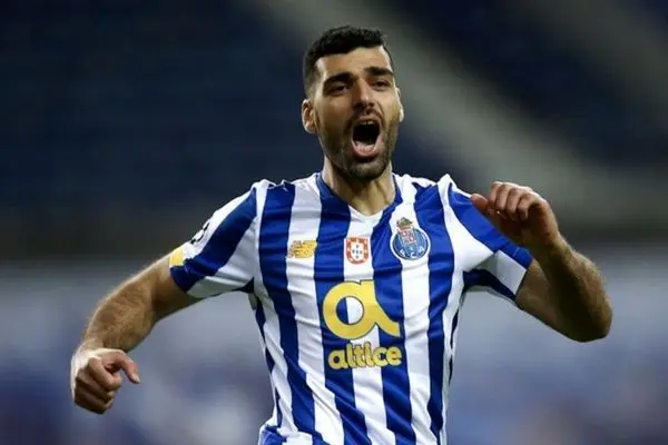 مهدی طارمی مهاجم ایرانی تیم فوتبال پورتو