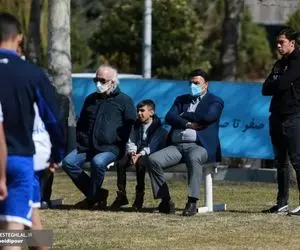 چهره عبوس مهاجم بلاتکلیف استقلال