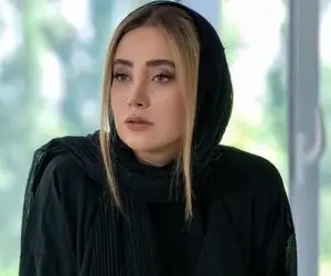 بهاره افشاری با آرایش رنگین کمانی