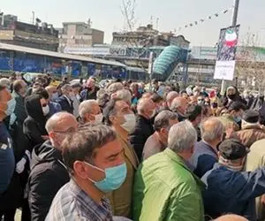 بازداشت یک بازنشسته در تجمع روز گذشته