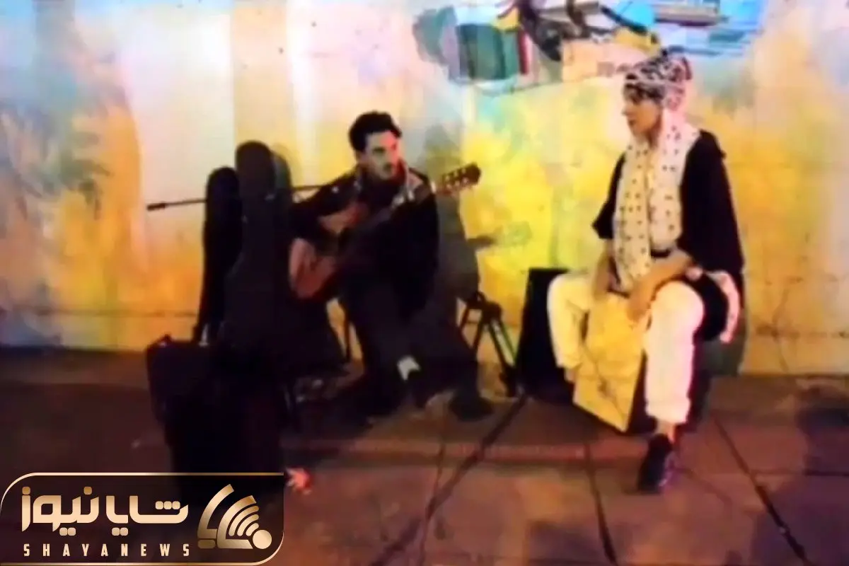 آواز خیابانی؛ ببینید این زن و شوهر چه احساسی آهنگ تقدیر رو اجرا کردن ملت عجیب کف زدن