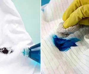 ترفندای خونگی برای پاک کردن لکه جوهر از روی لباس / بشمار سه لباست رو تمیز کن!
