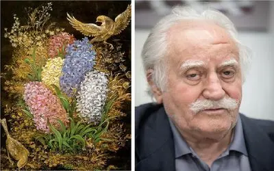 استاد فرشچیان تابلوی مرگ را کشید! سفیر فرهنگ، جامه‌ای که به قامت استاد دوخته‌اند