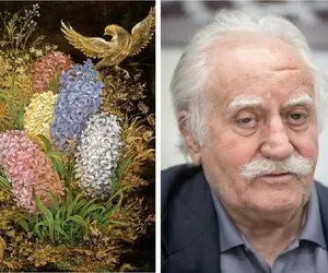 استاد فرشچیان تابلوی مرگ را کشید! سفیر فرهنگ، جامه‌ای که به قامت استاد دوخته‌اند