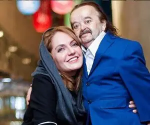 مهناز افشار در بغل بازیگر مرد ایرانی