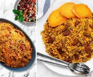 لوبیا پلو رو اینجوری بپزید همه دستورش رو میخوان / همراه با نکات مهم برای خوش عطر شدن