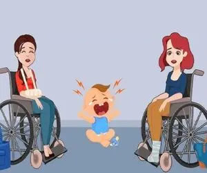 بازی فکری؛ اگه نمیخوای انگ بزنن که کم هوشی بگو کدوم از خانومای ویلچر نشین مادر بچست