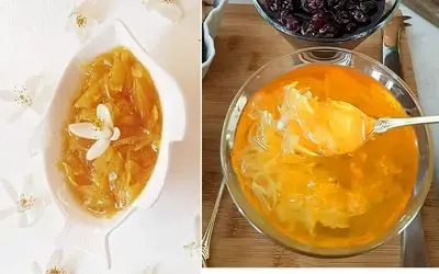 طرز تهیه مربای بهار نارنج خوشمزه / همزمان میتونید شربت بهارنارنج هم درست کنید