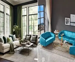 ست کردن فرش با پرده / یکی رو زمینه یکی رو هوا ولی اگه بهم نیان زمین و زمان بهم میریزه