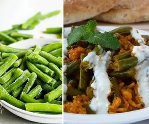 طرز تهیه بورانی لوبیا سبز / غذای ساده و خوشمزه ارومیه رو به روش اصیل بپزید