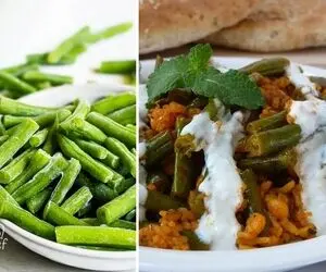 طرز تهیه بورانی لوبیا سبز / غذای ساده و خوشمزه ارومیه رو به روش اصیل بپزید