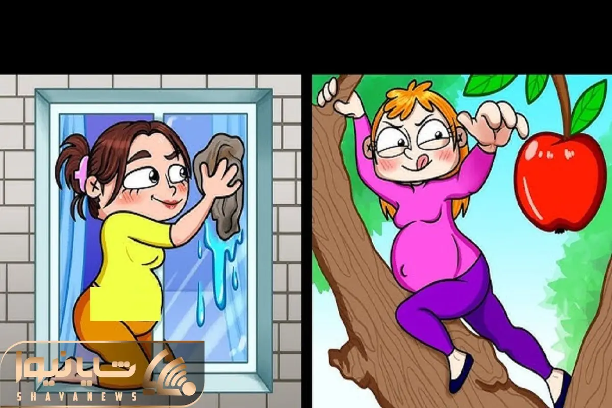 بازی فکری؛ اگه هوشت عین آتشفشان لبریز و فوران میکنه بگو کدوم از خانومای حامله در خطر