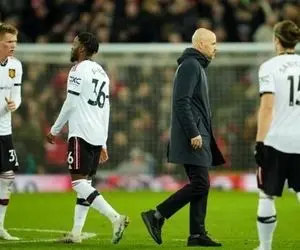 جریمه تن هاخ برای بازیکنان منچستر پس از باخت تاریخی مقابل لیورپول