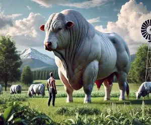 گاوهای باورنکردنی؛ بعد دوشیدن 5000 کیلو شیر از گاو 100 کیلویی به صلابه کشیدن