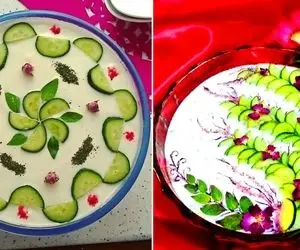 تزیین مجلسی ماست و خیار؛ دلبرترین دیزاین ها برای این خوردنی کنار غذا که استایل میگیره