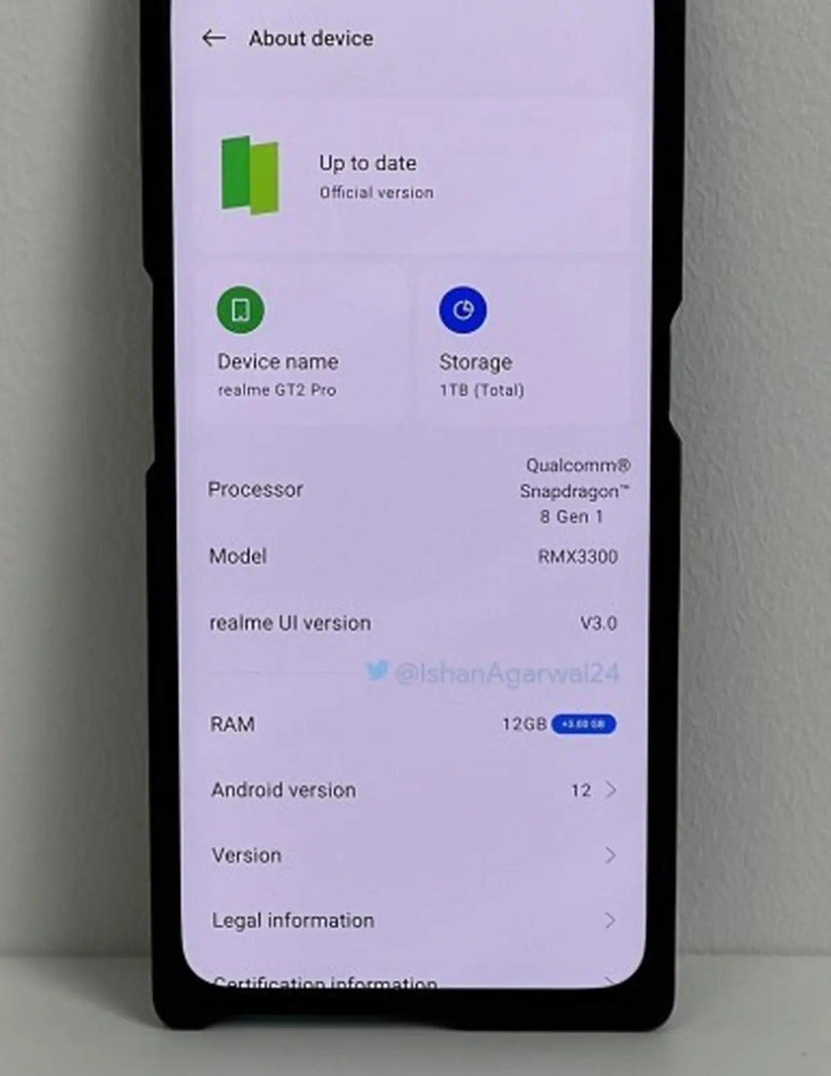 Realme-GT2 Pro- Storage