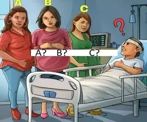 هوش تصویری؛ اگه خدای هوشی بگو چه ارتباطی بین این آقا و خانم های باردار هست؟