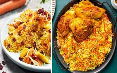 طرز تهیه هویج پلو با مرغ / دلت یه پلومخلوط خوشمزه و عالی میخواد سریع این غذا رو بپز