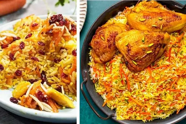 طرز تهیه هویج پلو با مرغ / دلت یه پلومخلوط خوشمزه و عالی میخواد سریع این غذا رو بپز