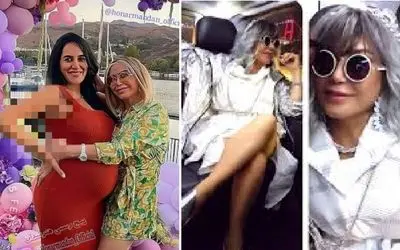 "شهره صولتی" در جشن بارداری دخترش؛ خانم خواننده چه دافی شده! +عکس