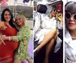 "شهره صولتی" در جشن بارداری دخترش؛ خانم خواننده چه دافی شده! +عکس